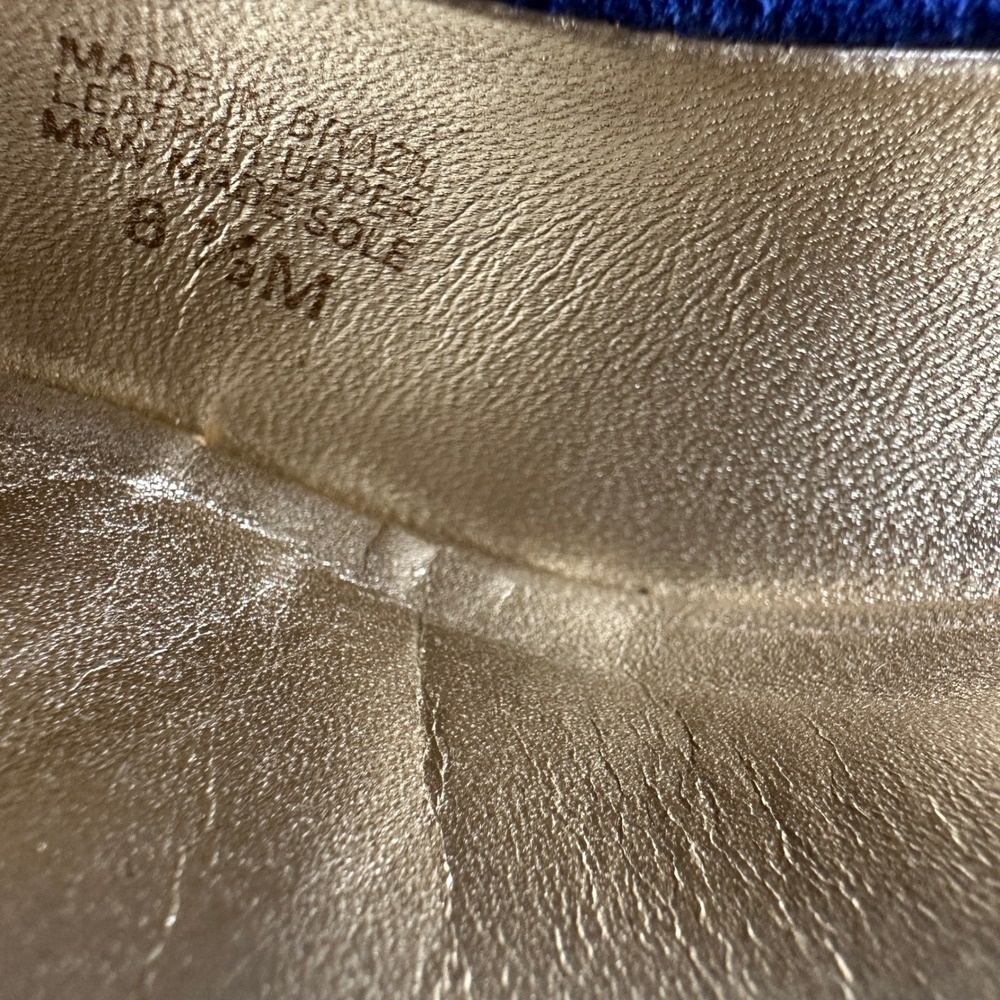 Lilly Pulitzer Womens Resort Wedge Chic Heels Blue 8.5M Peep Toe Suede Preppy - Picture 4 of 11
